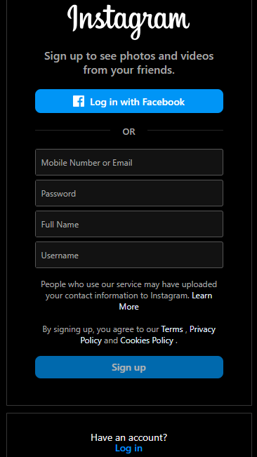 Login