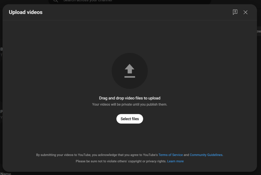 how to open youtube channel